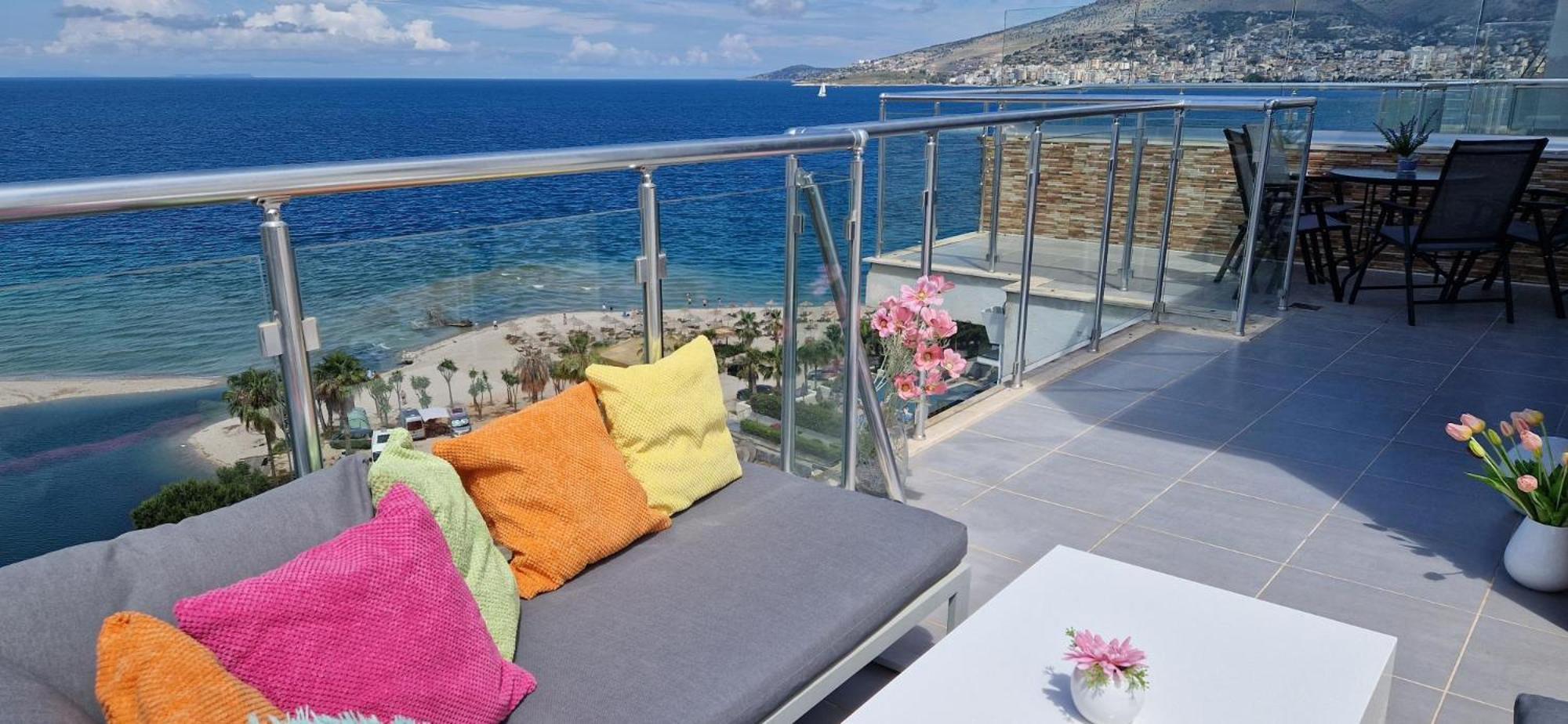 Sadet'S Penthouse Saranda Lejlighed Eksteriør billede