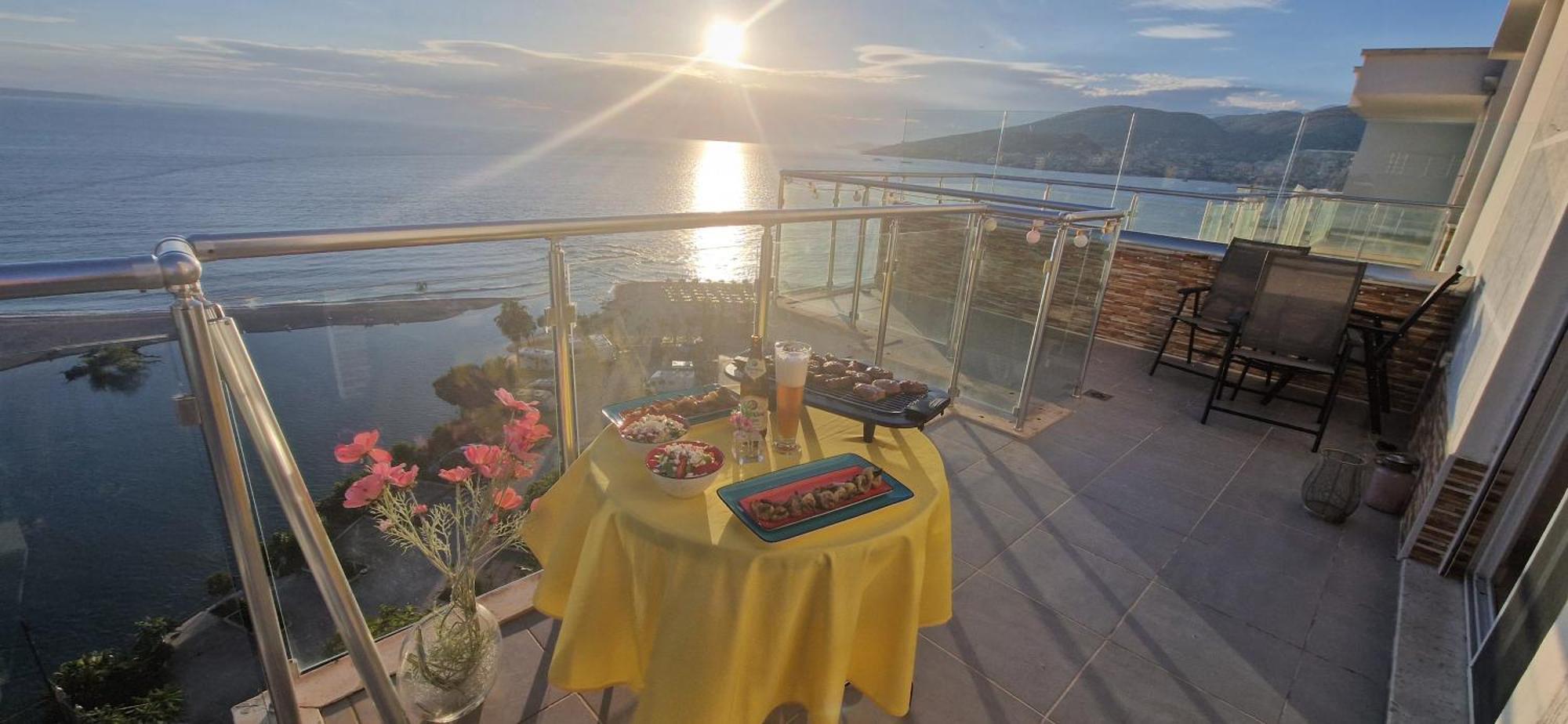 Sadet'S Penthouse Saranda Lejlighed Eksteriør billede