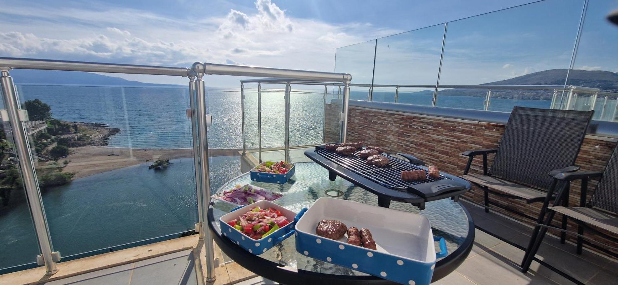 Sadet'S Penthouse Saranda Lejlighed Eksteriør billede